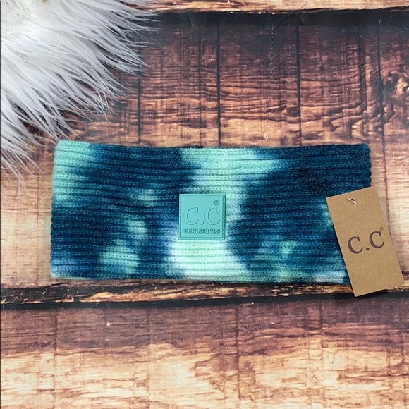 C.C Accessories - << Tie Dye C.C Headband - Teal>>